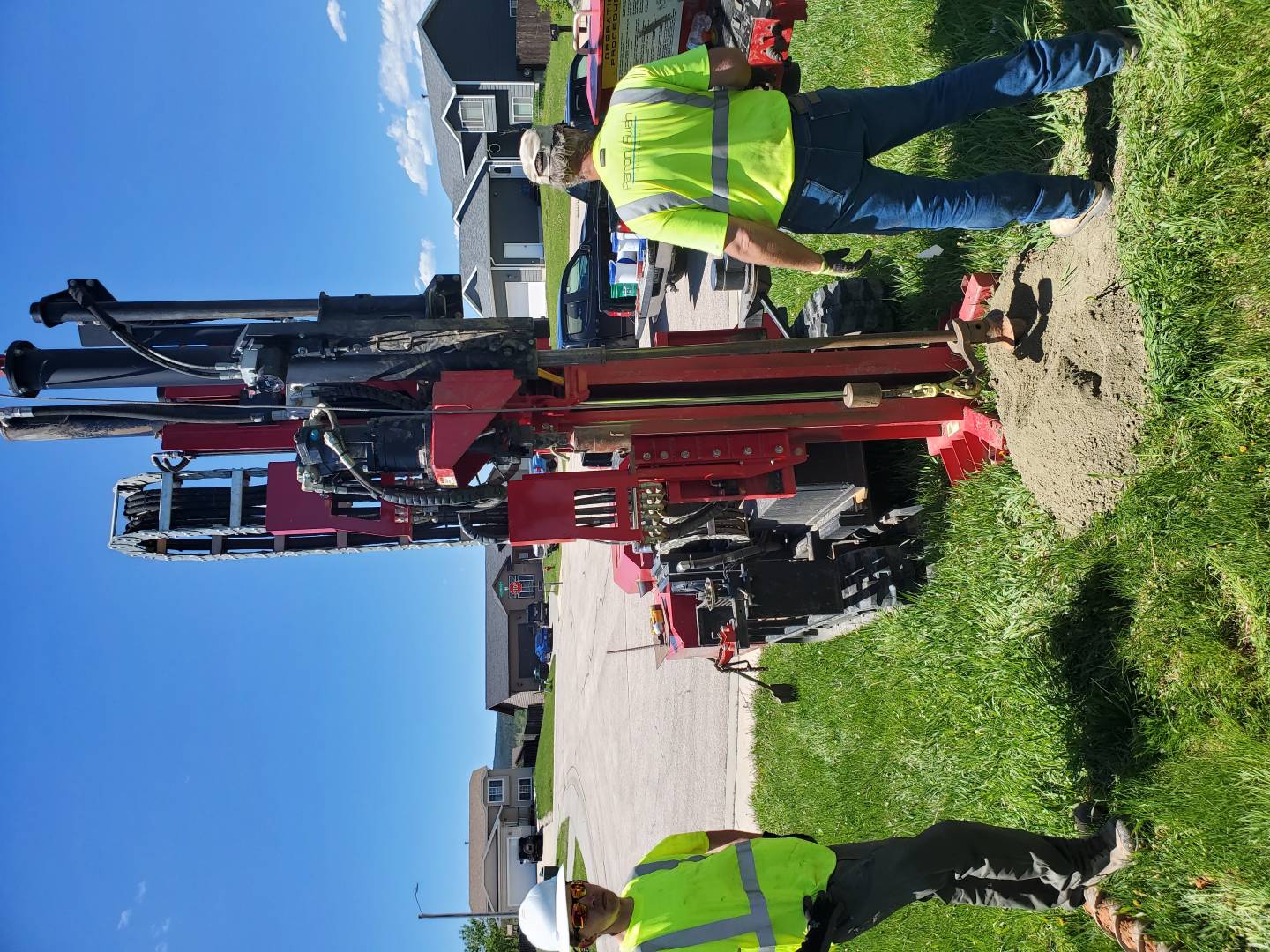 Two-man drill crew